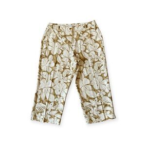 Vintage Tommy Bahama Pants Women’s 14 Silk Resortwear Vacation Travel Trousers